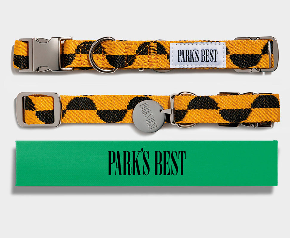 Half Moon Mustard Dog Collar Park s Best